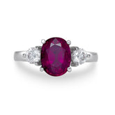 Rubellite Tourmaline & Diamond Ring - Dracakis Jewellers